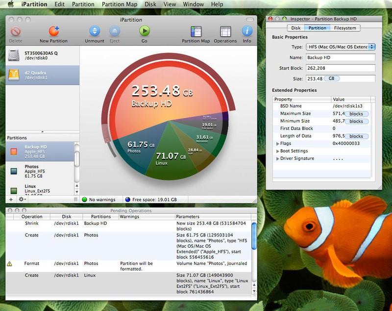 iPartition 3.4.1 智能硬盘分区工具 for mac 
