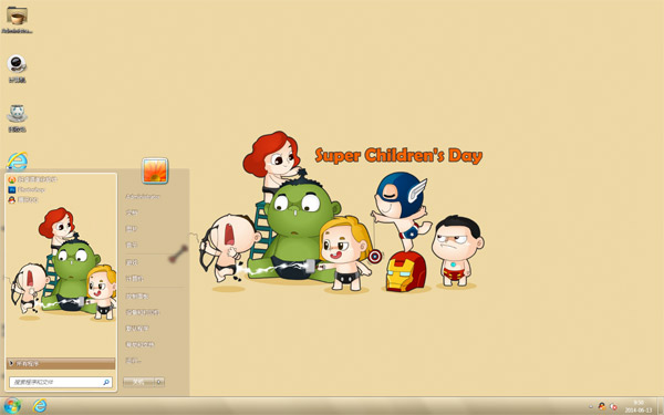 六一儿童节win7主题