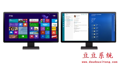 电脑win8.1外接显示器/投影仪双屏幕操作教程