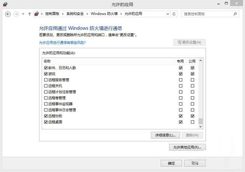 Win8系统远程桌面被防火墙阻止解除方法