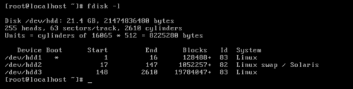 Linux系统添加新硬盘分区及设置启动自动挂载教程