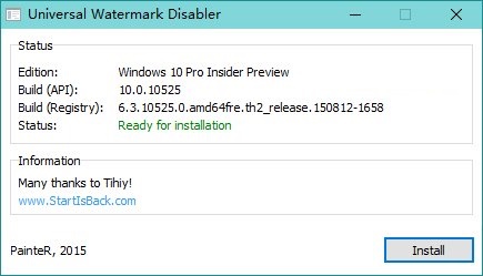 Universal Watermark Disabler win10预览版去水印工具 