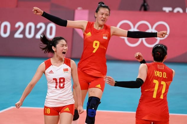 中国女排团结一致以3-0战胜意大利